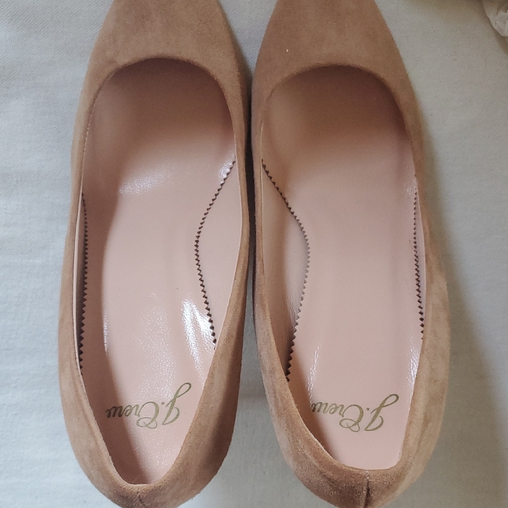 J. Crew ELSIE TAN PUMPS Classic Heels - Picture 5 of 10